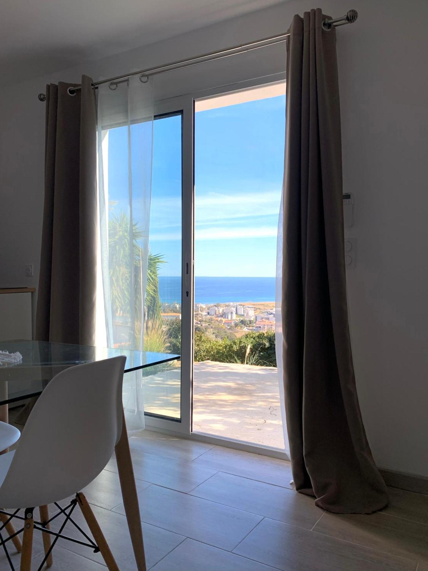 Logement Entier Vue Mer Bastia  Exterior foto